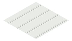 3D Presentation Image of Metal SheetCladding Lysaght Zenith Enseam265 ShaleGrey