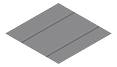 3D Presentation Image of Metal SheetCladding Lysaght Zenith Enseam465 BasaltMatt