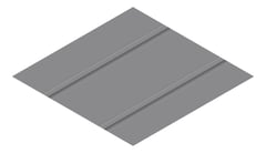 3D Presentation Image of Metal SheetCladding Lysaght Zenith Enseam465 Basalt