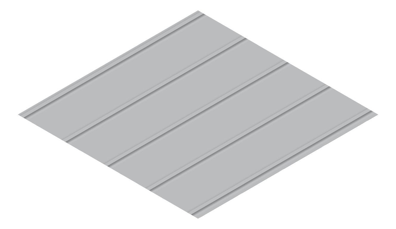 3D Presentation Image of Metal SheetCladding Lysaght Zenith Enseam465 Bluegum