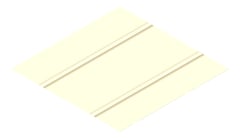 3D Presentation Image of Metal SheetCladding Lysaght Zenith Enseam465 ClassicCream