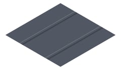 3D Presentation Image of Metal SheetCladding Lysaght Zenith Enseam465 Ironstone