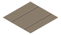 3D Presentation Image of Metal SheetCladding Lysaght Zenith Enseam465 Jasper