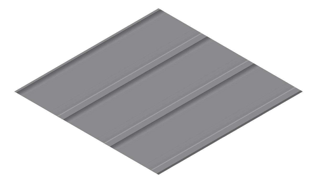 3D Presentation Image of Metal SheetCladding Lysaght Zenith Imperial325 BasaltMatt