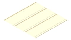 3D Presentation Image of Metal SheetCladding Lysaght Zenith Imperial325 ClassicCream
