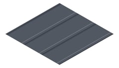 3D Presentation Image of Metal SheetCladding Lysaght Zenith Imperial325 Ironstone