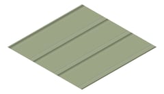 3D Presentation Image of Metal SheetCladding Lysaght Zenith Imperial325 PaleEucalypt