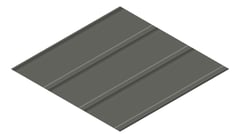 3D Presentation Image of Metal SheetCladding Lysaght Zenith Imperial325 WoodlandGrey