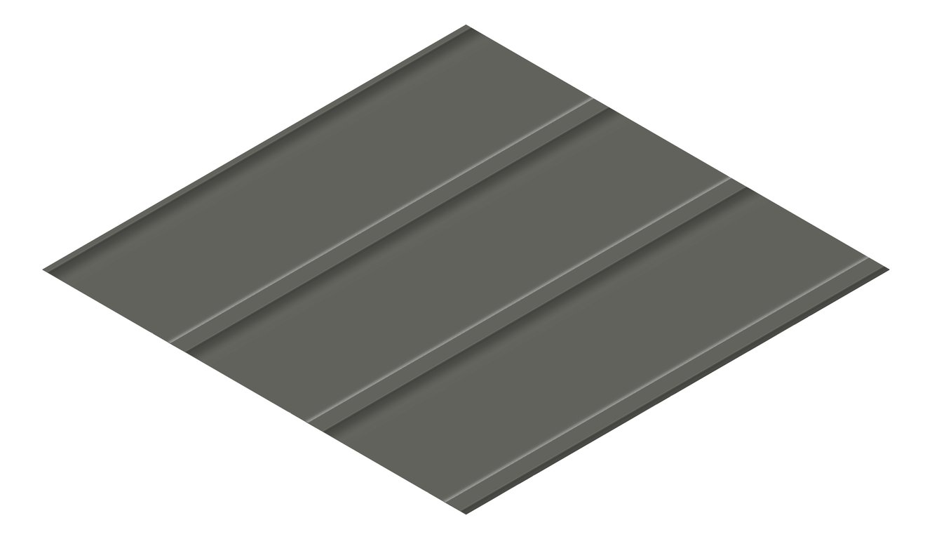 3D Presentation Image of Metal SheetCladding Lysaght Zenith Imperial325 WoodlandGrey
