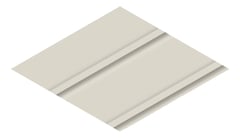 3D Presentation Image of Metal SheetCladding Lysaght Zenith Imperial525 DuneMatt