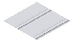 3D Presentation Image of Metal SheetCladding Lysaght Zenith Imperial525 ZincalumeSteel