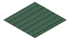 3D Presentation Image of Metal SheetCladding Lysaght Zenith Longline305 CottageGreen