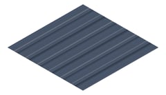 3D Presentation Image of Metal SheetCladding Lysaght Zenith Longline305 DeepOcean