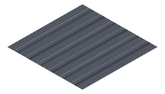 3D Presentation Image of Metal SheetCladding Lysaght Zenith Longline305 Ironstone