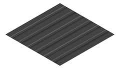 3D Presentation Image of Metal SheetCladding Lysaght Zenith Longline305 MonumentMatt