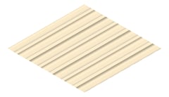 3D Presentation Image of Metal SheetCladding Lysaght Zenith Longline305 Paperbark