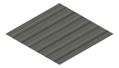 3D Presentation Image of Metal SheetCladding Lysaght Zenith Longline305 WoodlandGrey