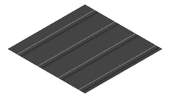 3D Presentation Image of Metal SheetCladding Lysaght Zenith Snapseam265 Monument