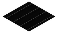 3D Presentation Image of Metal SheetCladding Lysaght Zenith Snapseam265 NightSky