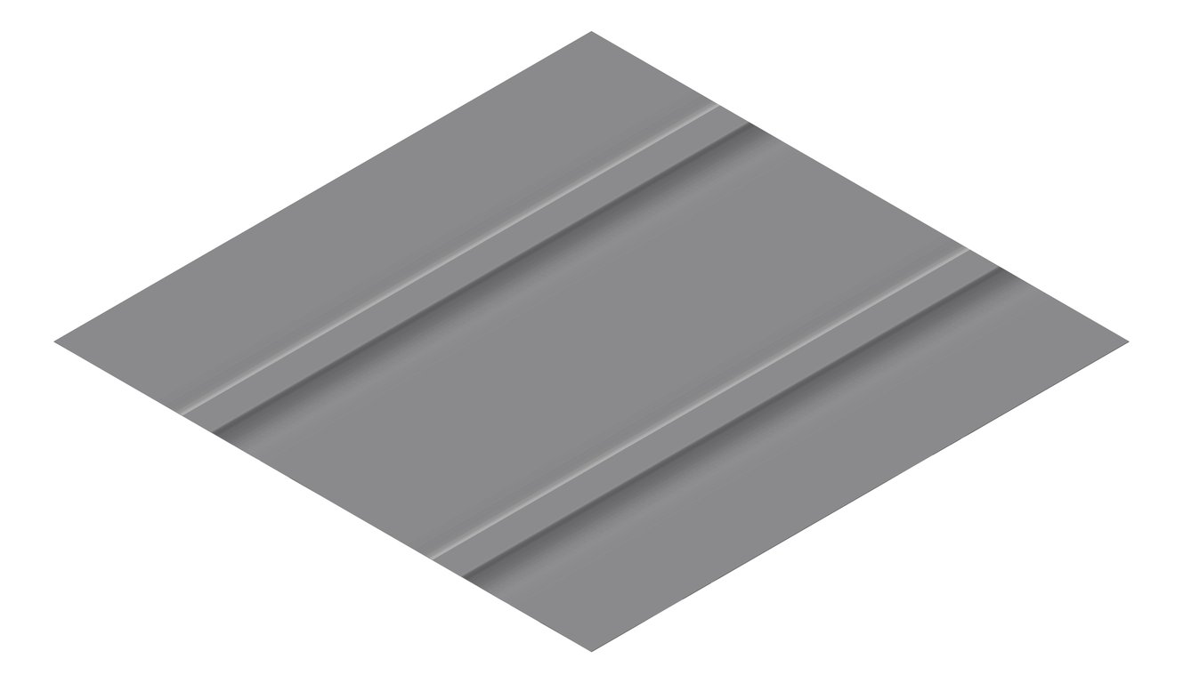 3D Presentation Image of Metal SheetCladding Lysaght Zenith Snapseam465 Basalt