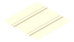 3D Presentation Image of Metal SheetCladding Lysaght Zenith Snapseam465 ClassicCream