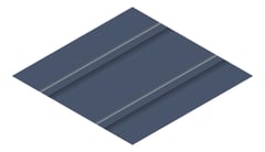 3D Presentation Image of Metal SheetCladding Lysaght Zenith Snapseam465 DeepOcean