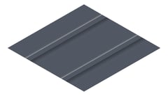 3D Presentation Image of Metal SheetCladding Lysaght Zenith Snapseam465 Ironstone