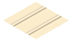 3D Presentation Image of Metal SheetCladding Lysaght Zenith Snapseam465 Paperbark