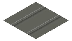 3D Presentation Image of Metal SheetCladding Lysaght Zenith Snapseam465 WoodlandGrey