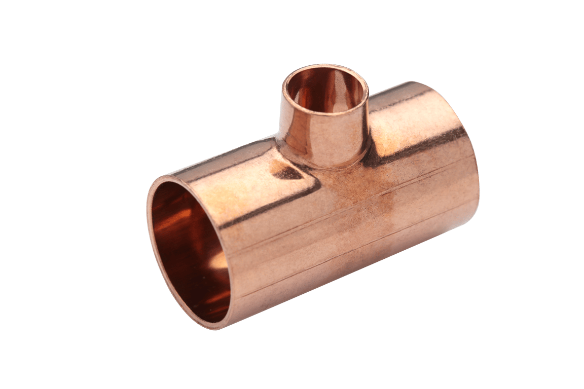 Kembla_Capillary_Reducing_Tee.png Image of CapillaryFitting TeeReducing MMKembla Copper