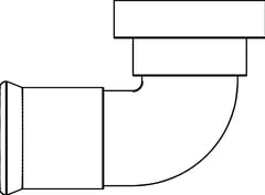 Plan Image of KemPress ThreadedElbow MMKembla CopperAlloy F