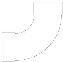 Plan Image of Kempress Elbow MMKembla Copper F-F Large