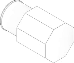 3D Documentation Image of KemPress Adaptor MMKembla Stainless FemaleBSPP-RpThread FemaleSocket