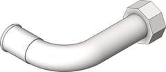 3D Shaded Image of KemPress Bend MMKembla Stainless FemaleBSPT-RThread