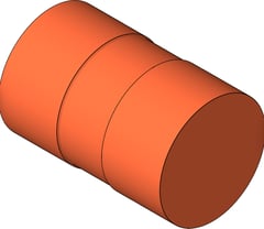 3D Shaded Image of Refrigeration Coupling MMKembla CuFe
