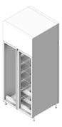 3D Shaded Image of Cabinet Drying Malmet PassThrough