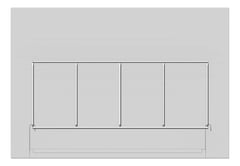 Front Image of Rack WallMount Malmet Bedpans