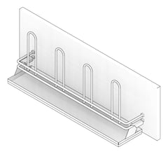 3D Documentation Image of Rack WallMount Malmet UrinalBottle