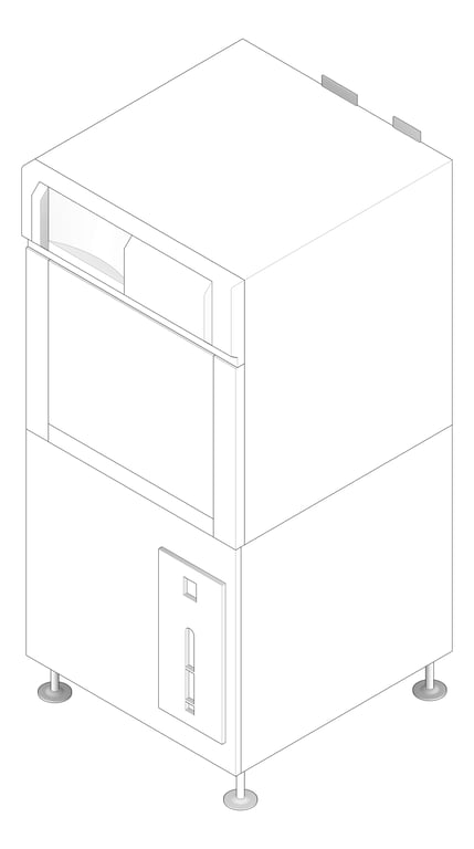 3D Documentation Image of Washer Disinfector Malmet EnergySaver