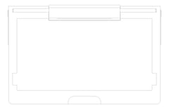 Plan Image of BabyChangeStation Metlam Horizontal SurfaceMounted