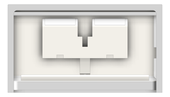 Front Image of BabyChangeStation Metlam Horizontal SurfaceMounted StainlessSteel