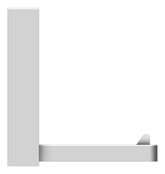 Left Image of BabyChangeStation Metlam Horizontal SurfaceMounted StainlessSteel