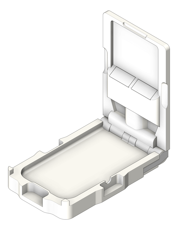 Image of BabyChangeStation Metlam Vertical SurfaceMounted