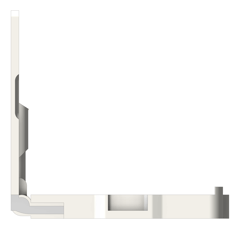 Left Image of BabyChangeStation Metlam Vertical SurfaceMounted