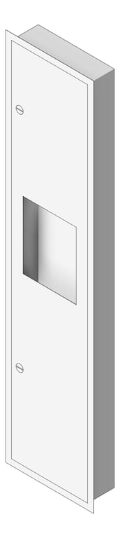 Image of CombinationUnit Recessed Metlam PaperDispenser WasteBin 11.5L