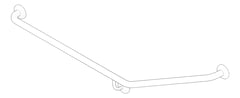 3D Documentation Image of GrabRail Metlam 30Deg SideWall Left