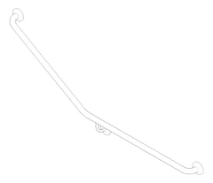 3D Documentation Image of GrabRail Metlam 30Deg SideWall Right