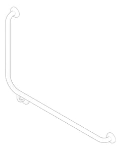 3D Documentation Image of GrabRail Metlam 90Deg SideWall Right
