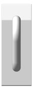 Front Image of GrabRail Metlam PullDown ToiletRollHolder