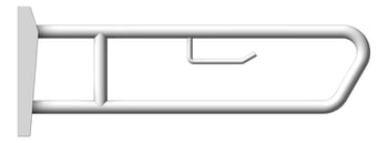 Left Image of GrabRail Metlam PullDown ToiletRollHolder